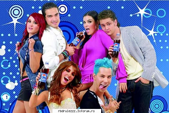 Comercial para Pepsi - Fotos con RBD para Pepsi Poze cu RBD pentru Pepsi - RBD